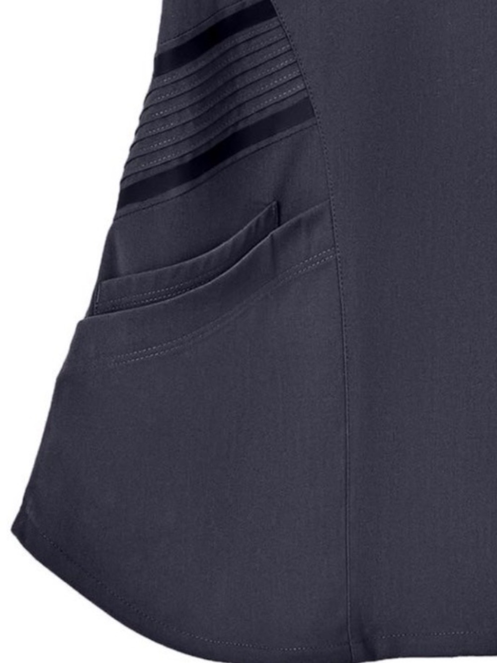 Grey’s Anatomy Impact 3 Pocket Curved V Neck Scrub Top - Picture 5 of 11